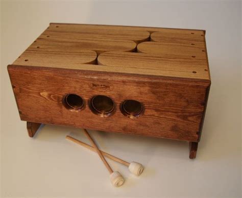 wood box with metal tongues instrument|hardwood music tongue drums.